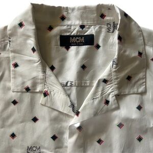 MCM | Men’s shirt size 50 | wht + blk | Good Condition